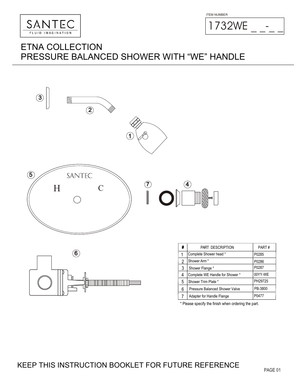 Santec 1732WE User Manual | 4 pages