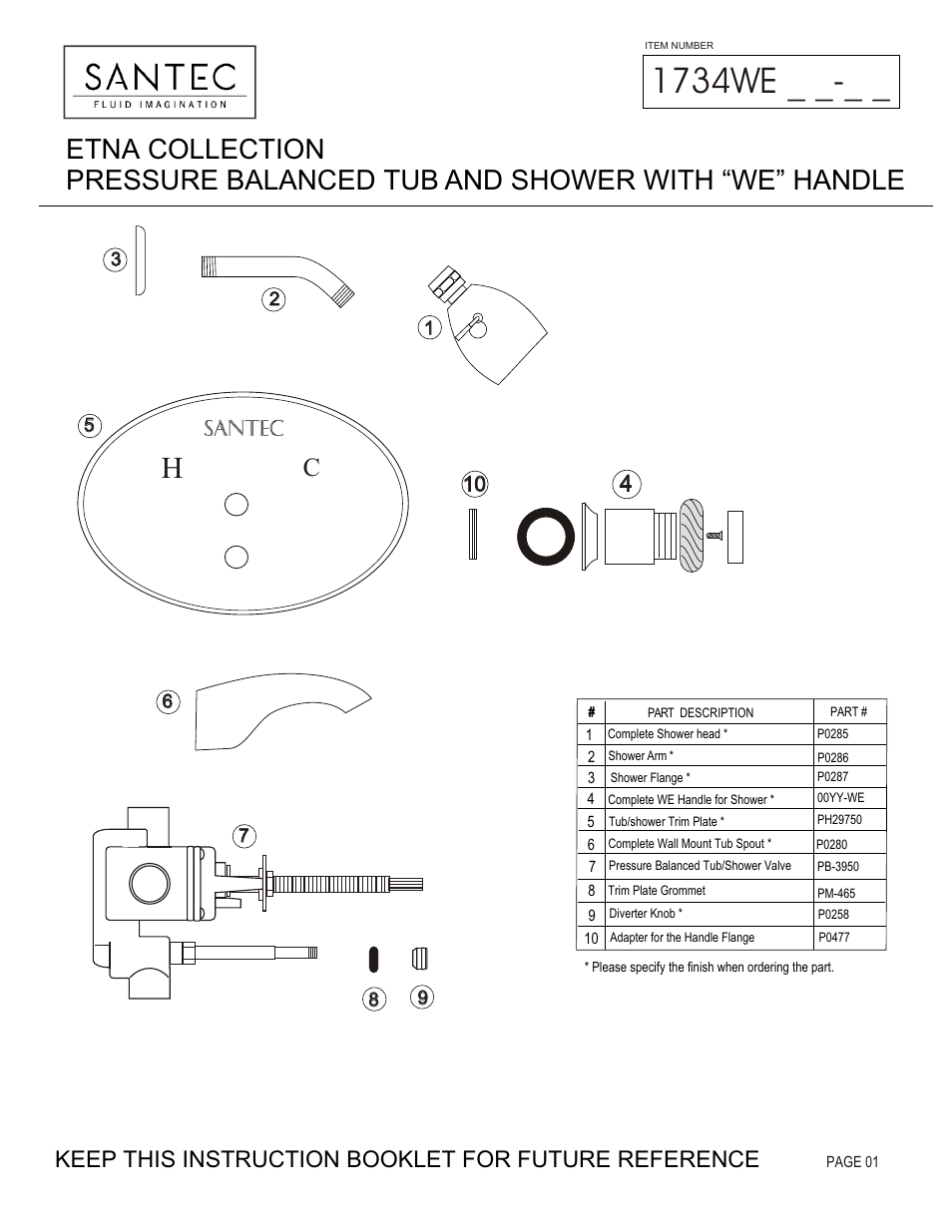 Santec 1734WE User Manual | 4 pages