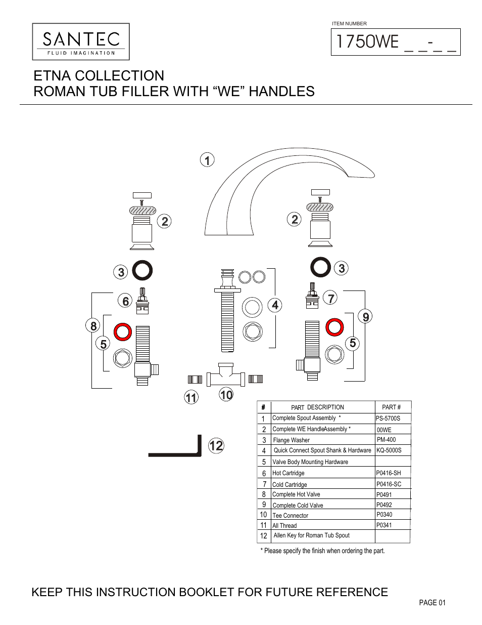 Santec 1750WE User Manual | 4 pages
