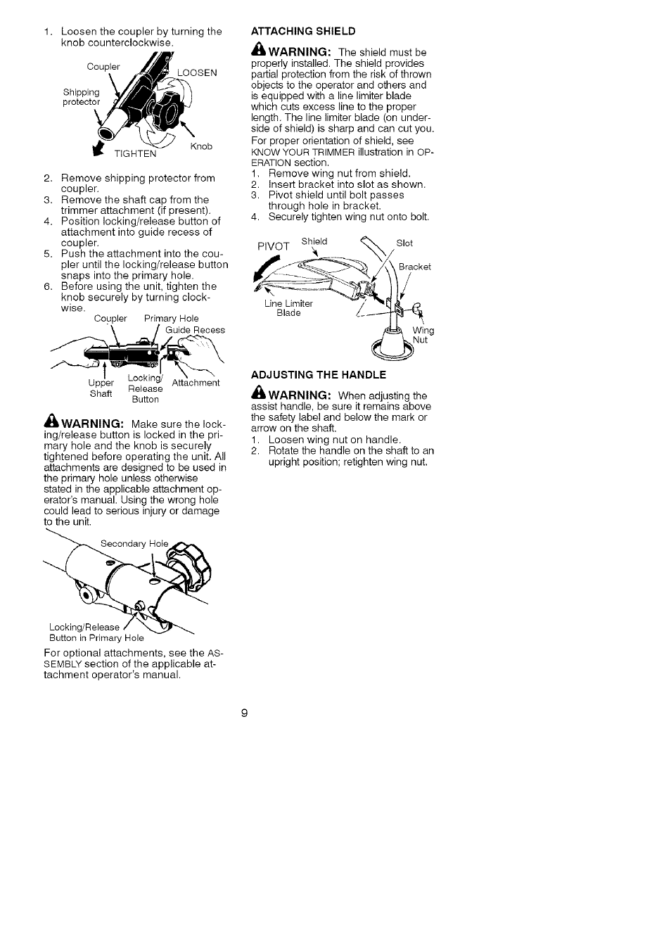 Craftsman 358.79104 User Manual | Page 9 / 19