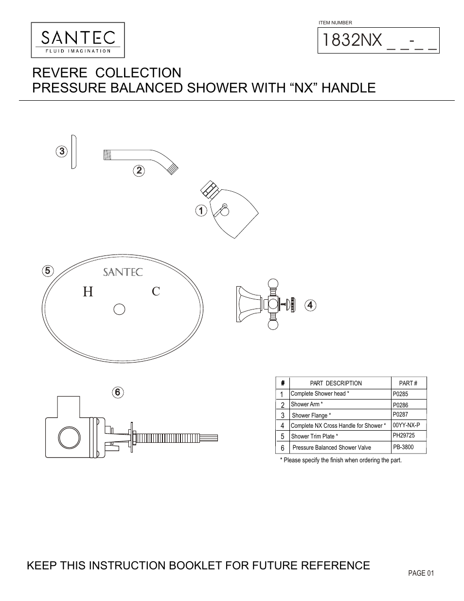 Santec 1832NX User Manual | 4 pages