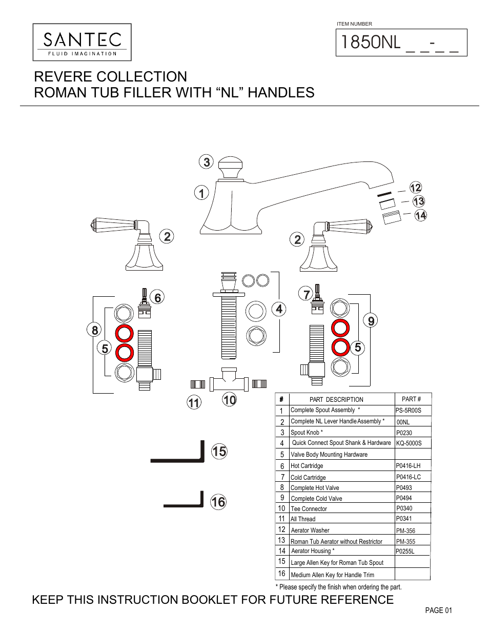 Santec 1850NL User Manual | 4 pages