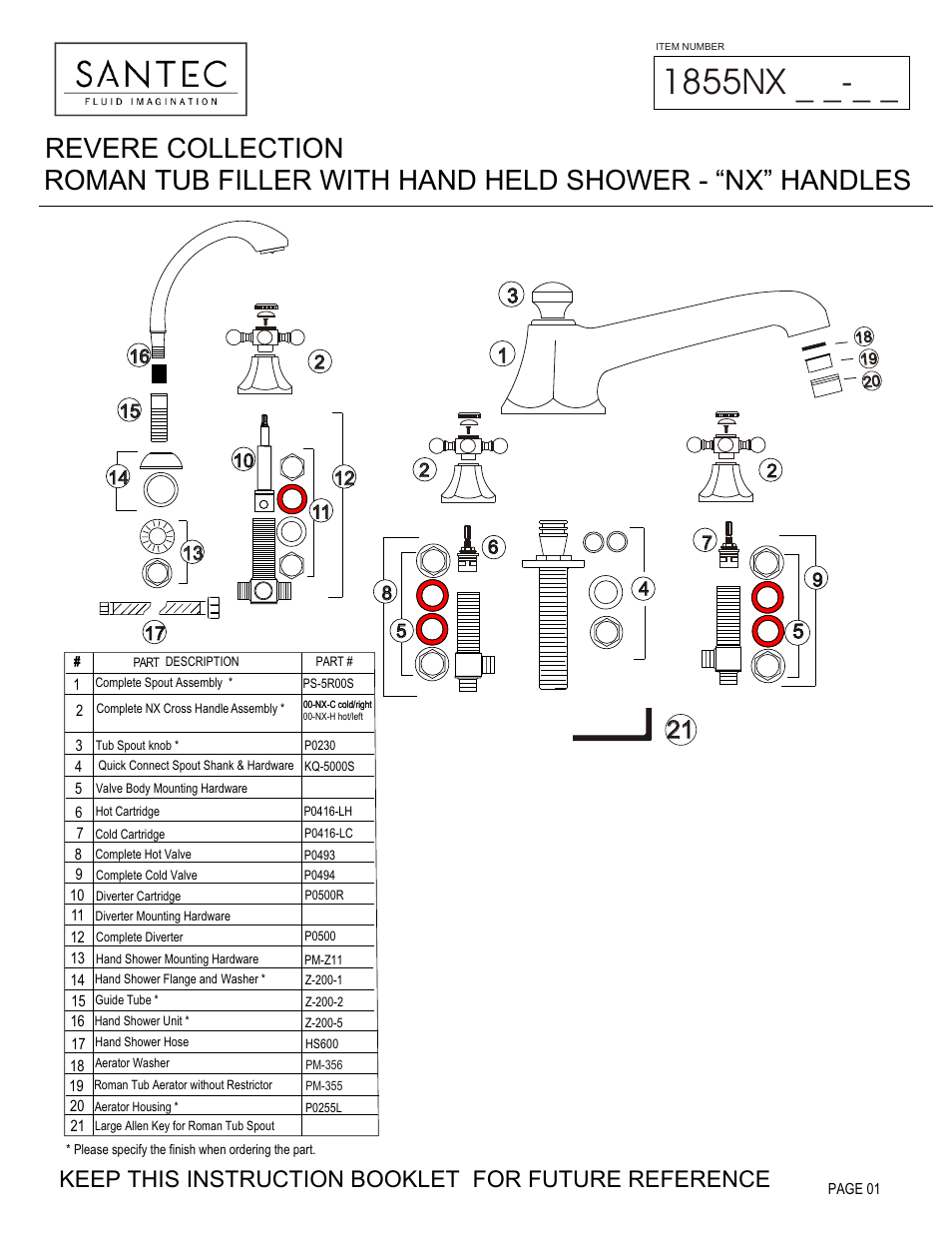 Santec 1855NX User Manual | 4 pages