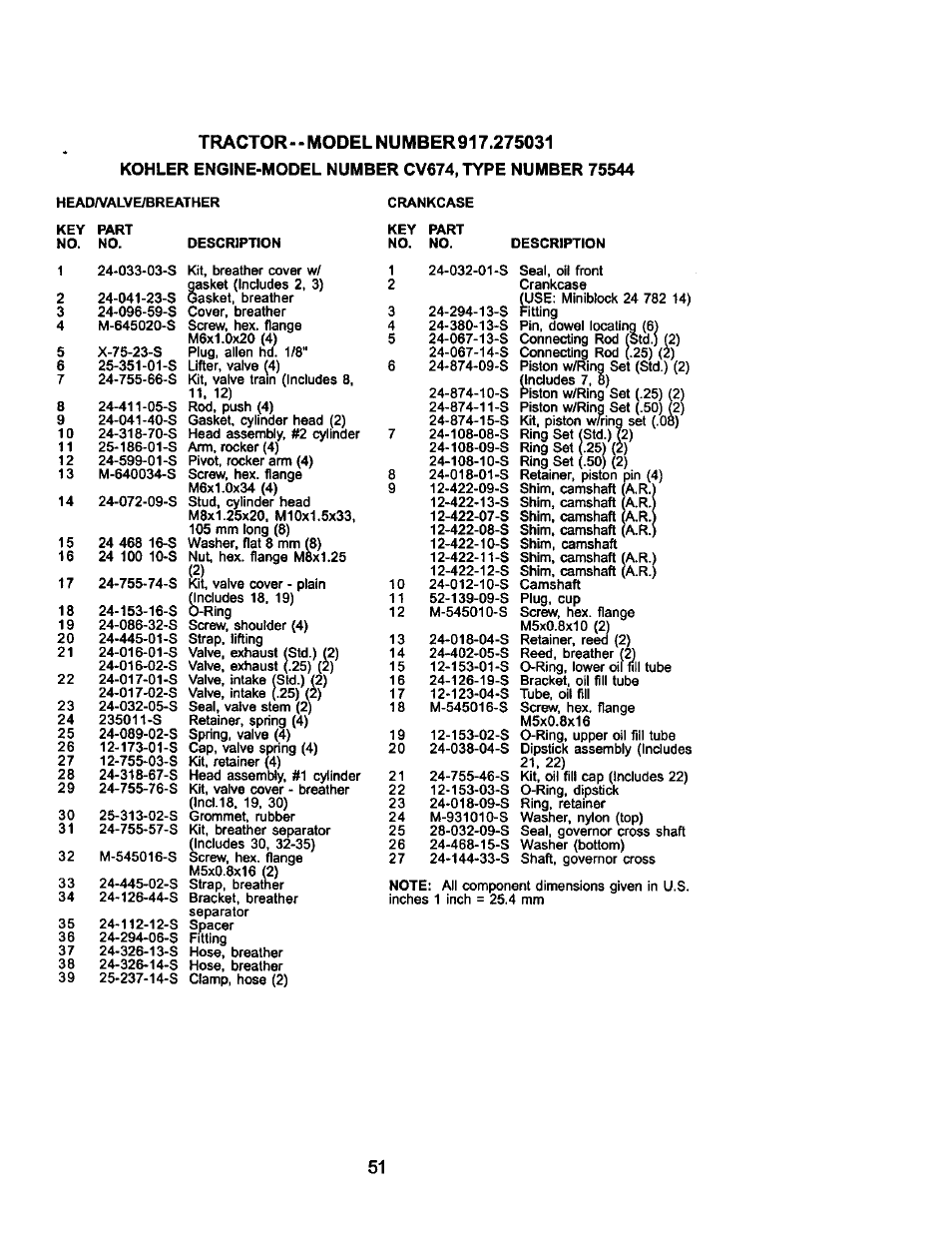 Craftsman 917.275031 User Manual | Page 51 / 60