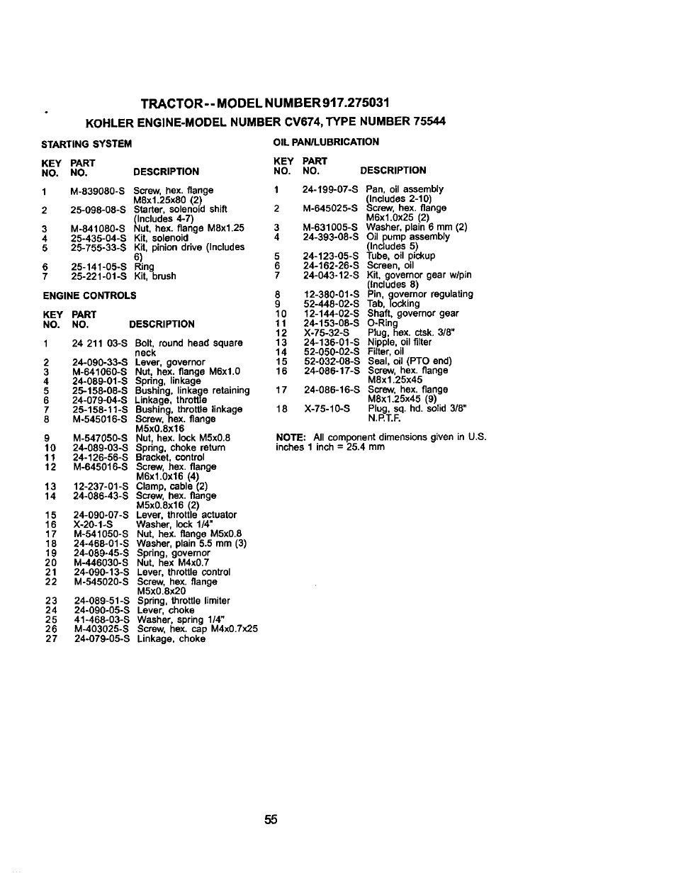 Craftsman 917.275031 User Manual | Page 55 / 60