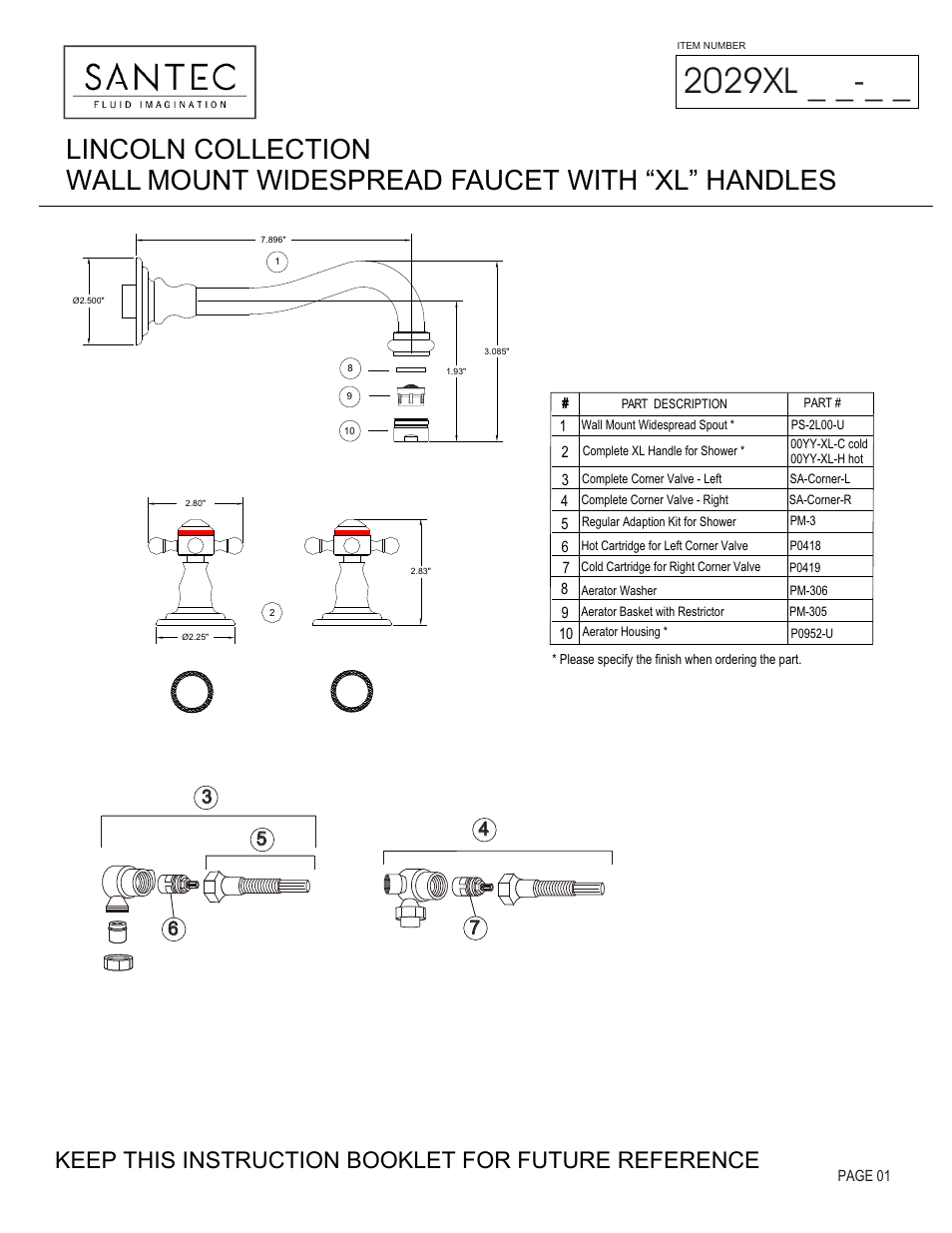 Santec 2029XL User Manual | 4 pages