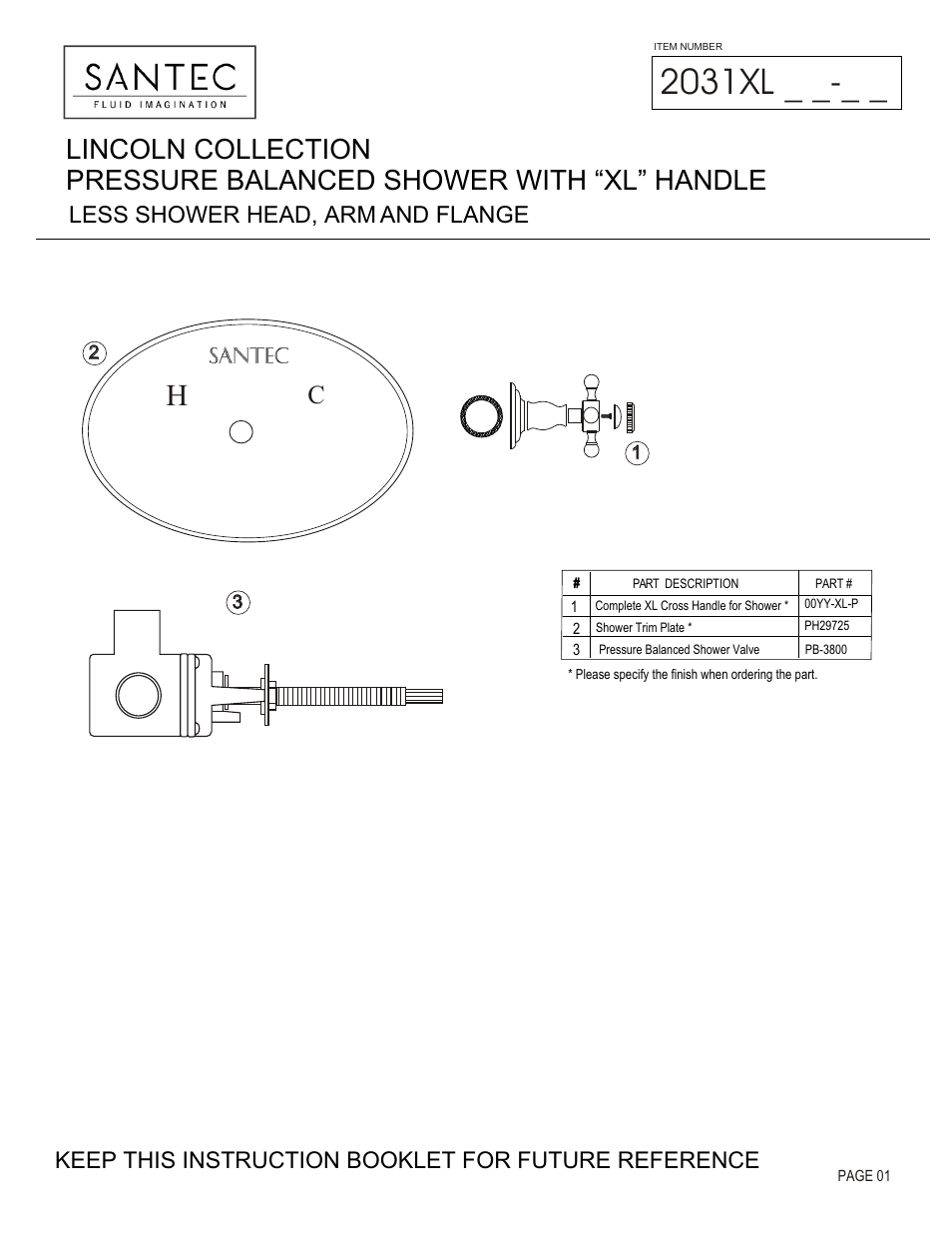 Santec 2031XL User Manual | 4 pages