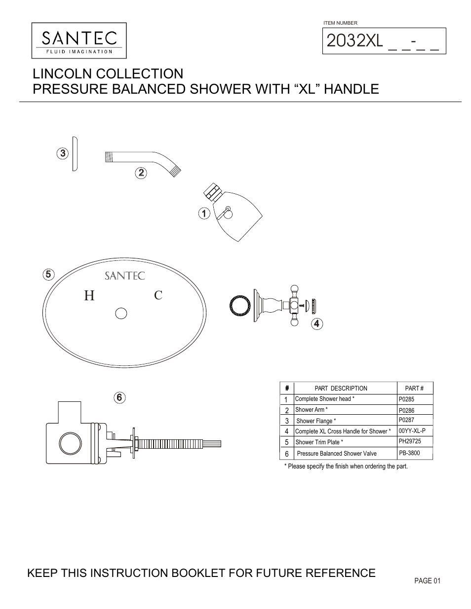 Santec 2032XL User Manual | 4 pages