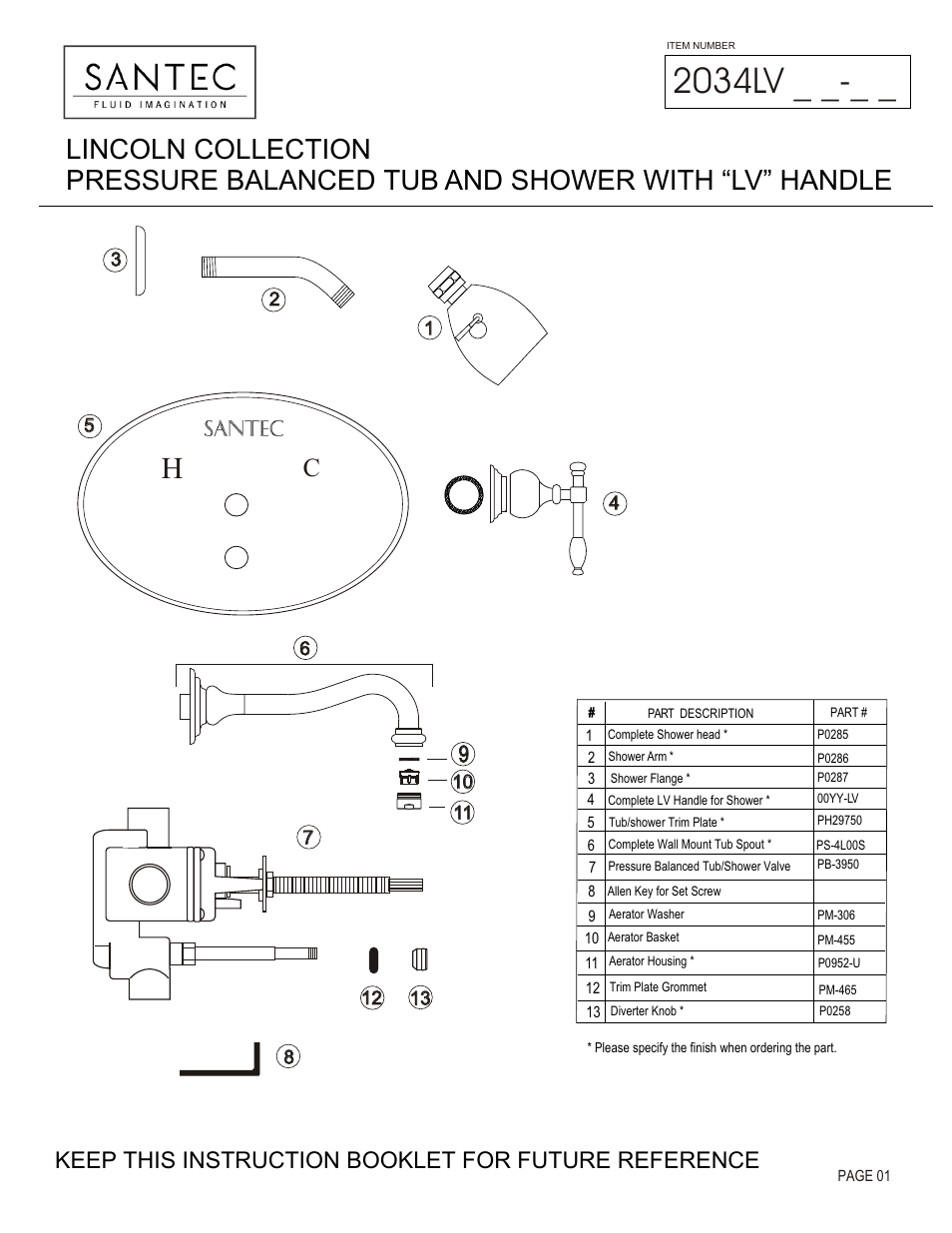 Santec 2034LV User Manual | 4 pages