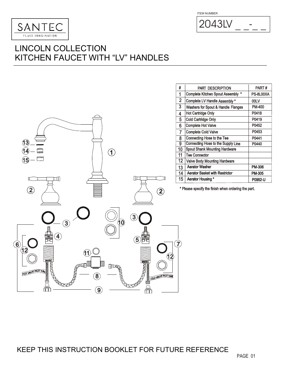 Santec 2043LV User Manual | 4 pages