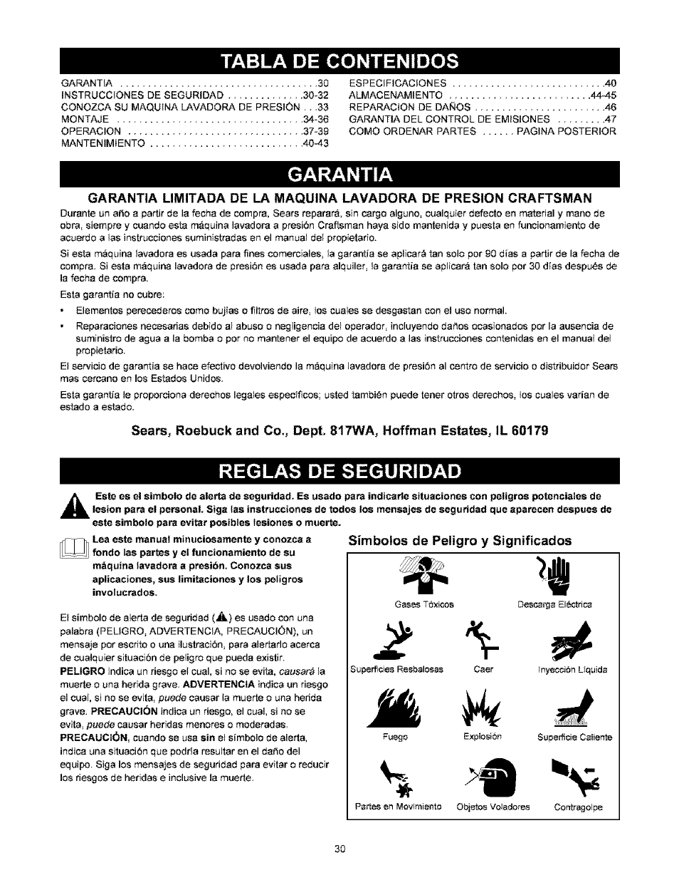 Craftsman 580.767451 User Manual | Page 30 / 48