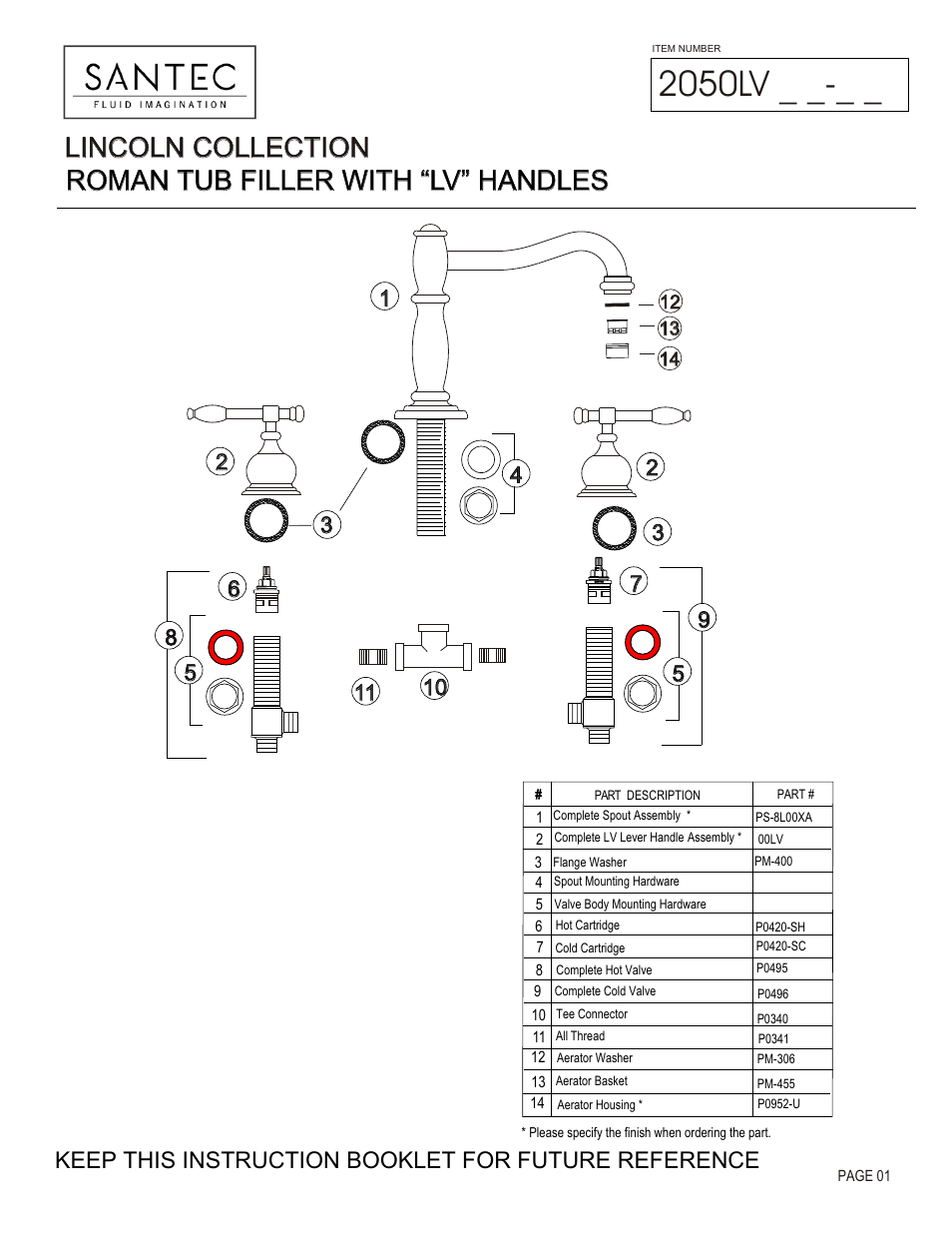 Santec 2050LV User Manual | 4 pages
