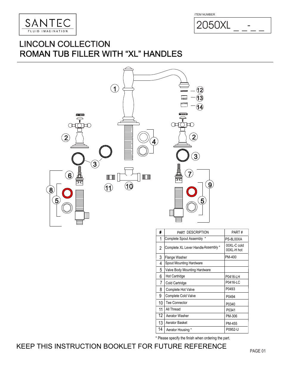 Santec 2050XL User Manual | 4 pages