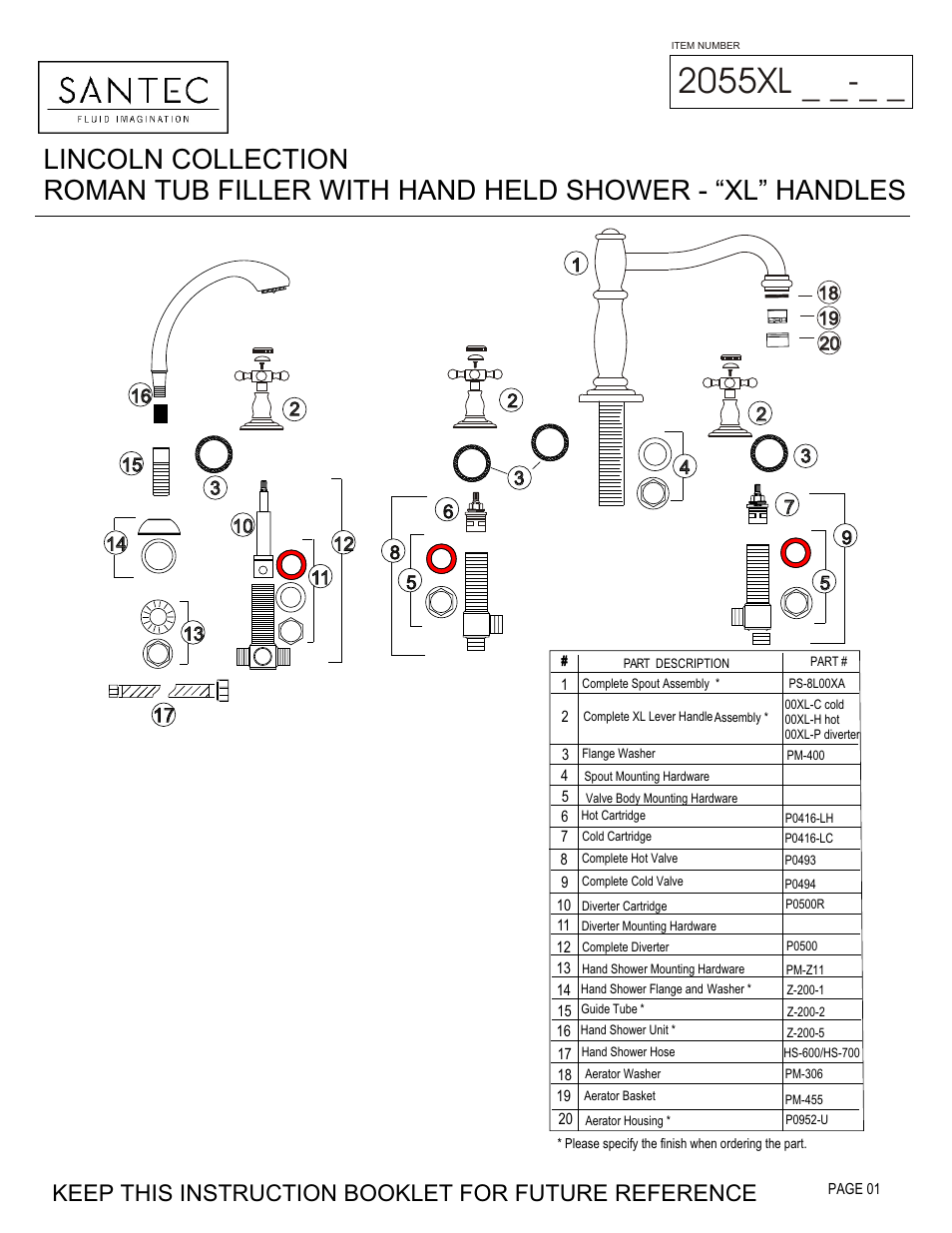 Santec 2055XL User Manual | 4 pages