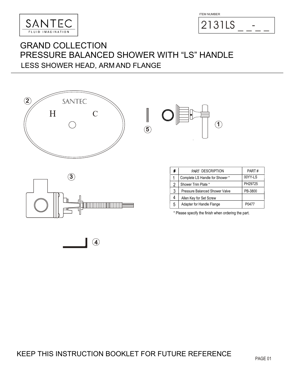 Santec 2131LS User Manual | 4 pages