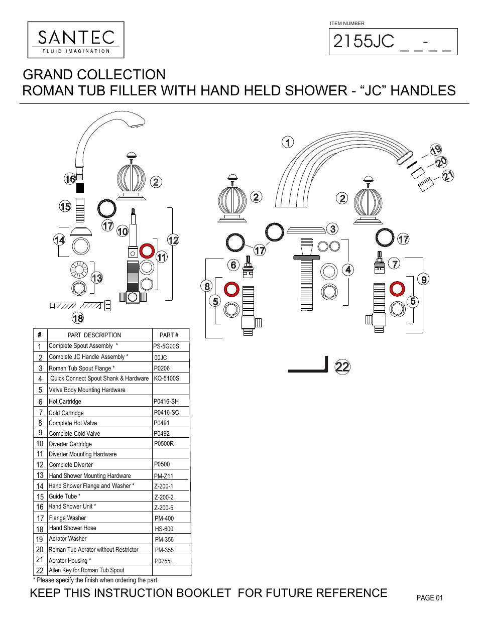 Santec 2155JC User Manual | 4 pages