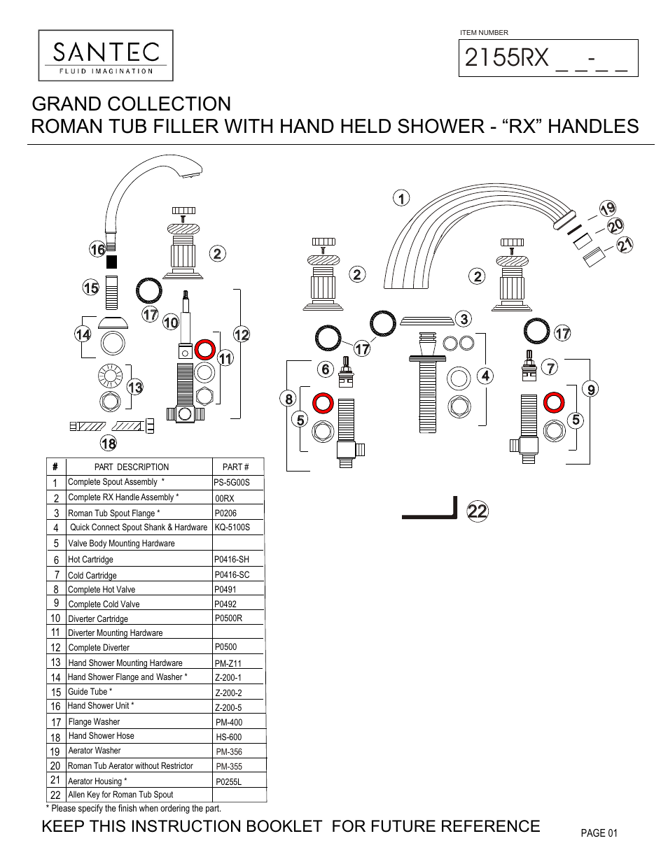 Santec 2155RX User Manual | 4 pages