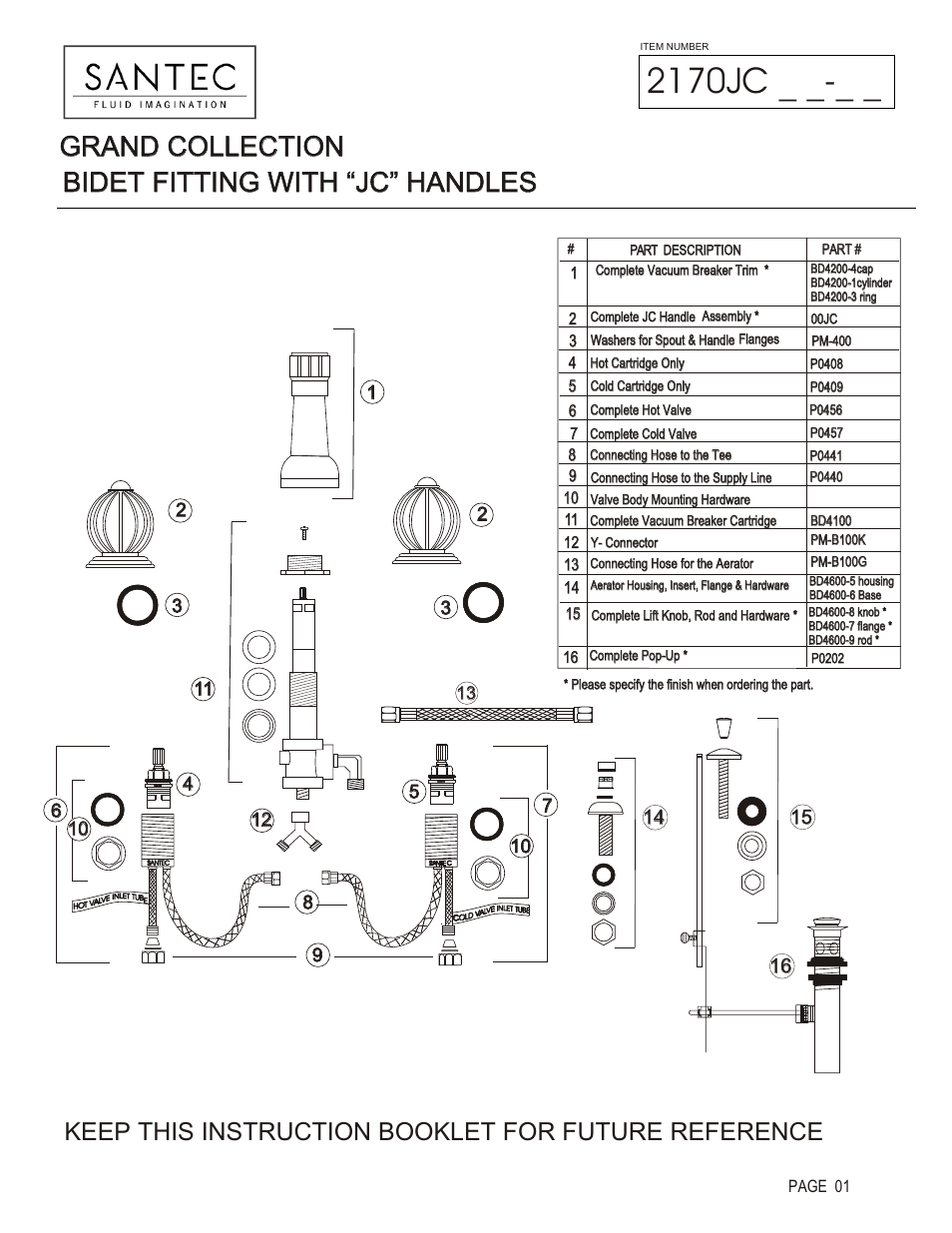 Santec 2170JC User Manual | 4 pages
