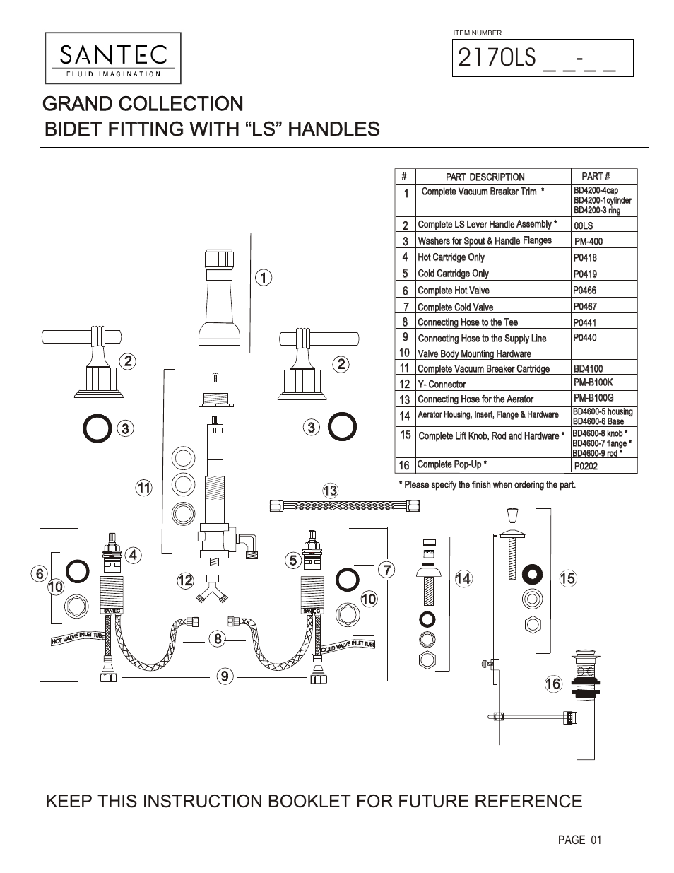 Santec 2170LS User Manual | 4 pages