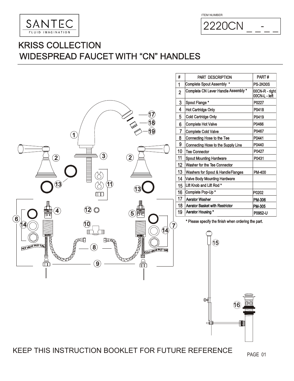 Santec 2220CN User Manual | 4 pages