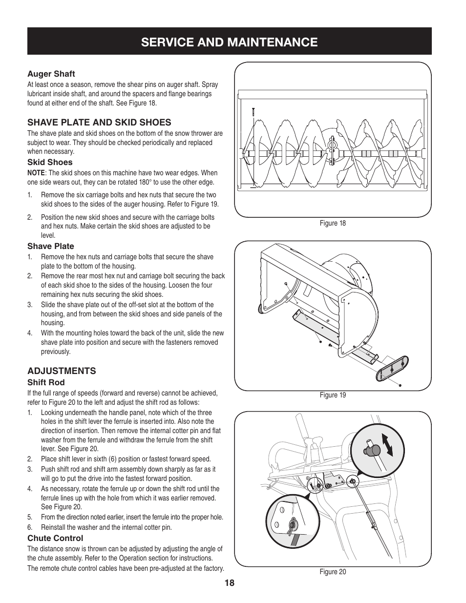 Service and maintenance | Craftsman 247.88845 User Manual | Page 18 / 64