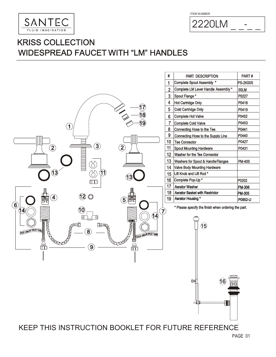 Santec 2220LM User Manual | 4 pages