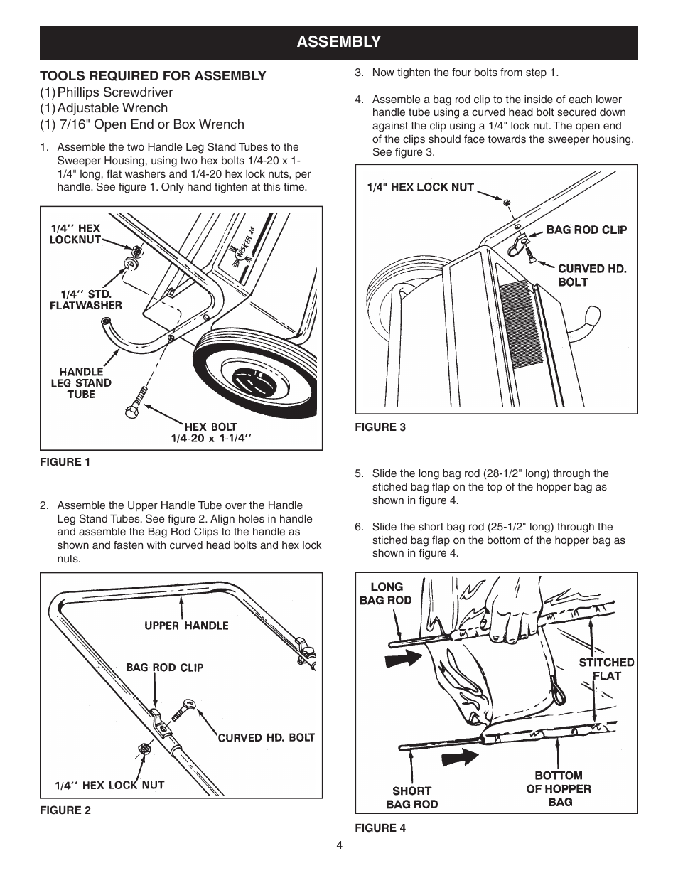 Assembly | Craftsman 486.240362 User Manual | Page 4 / 12