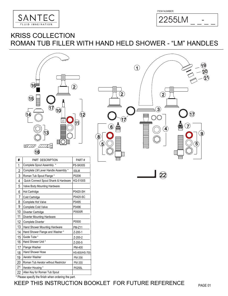 Santec 2255LM User Manual | 4 pages