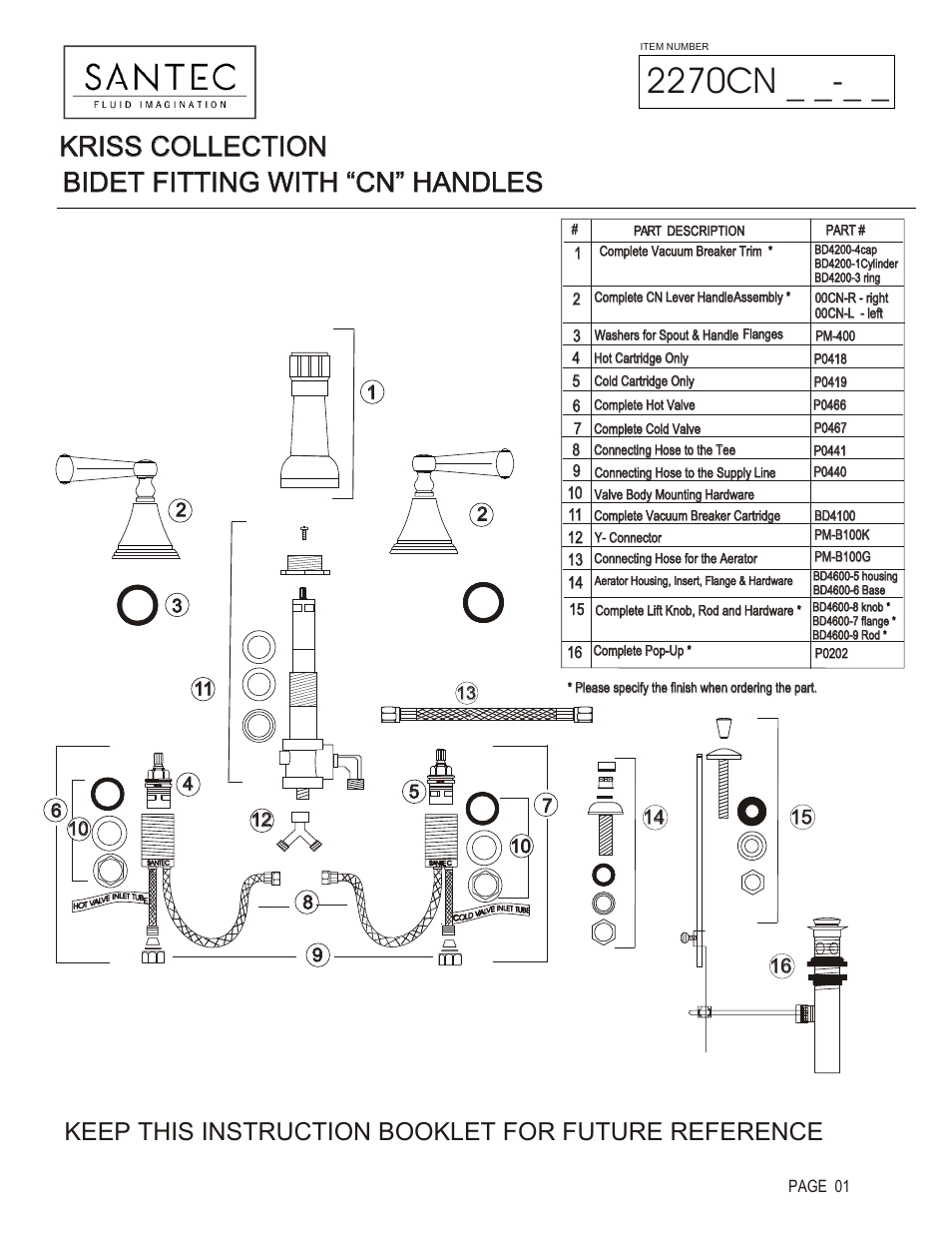 Santec 2270CN User Manual | 4 pages