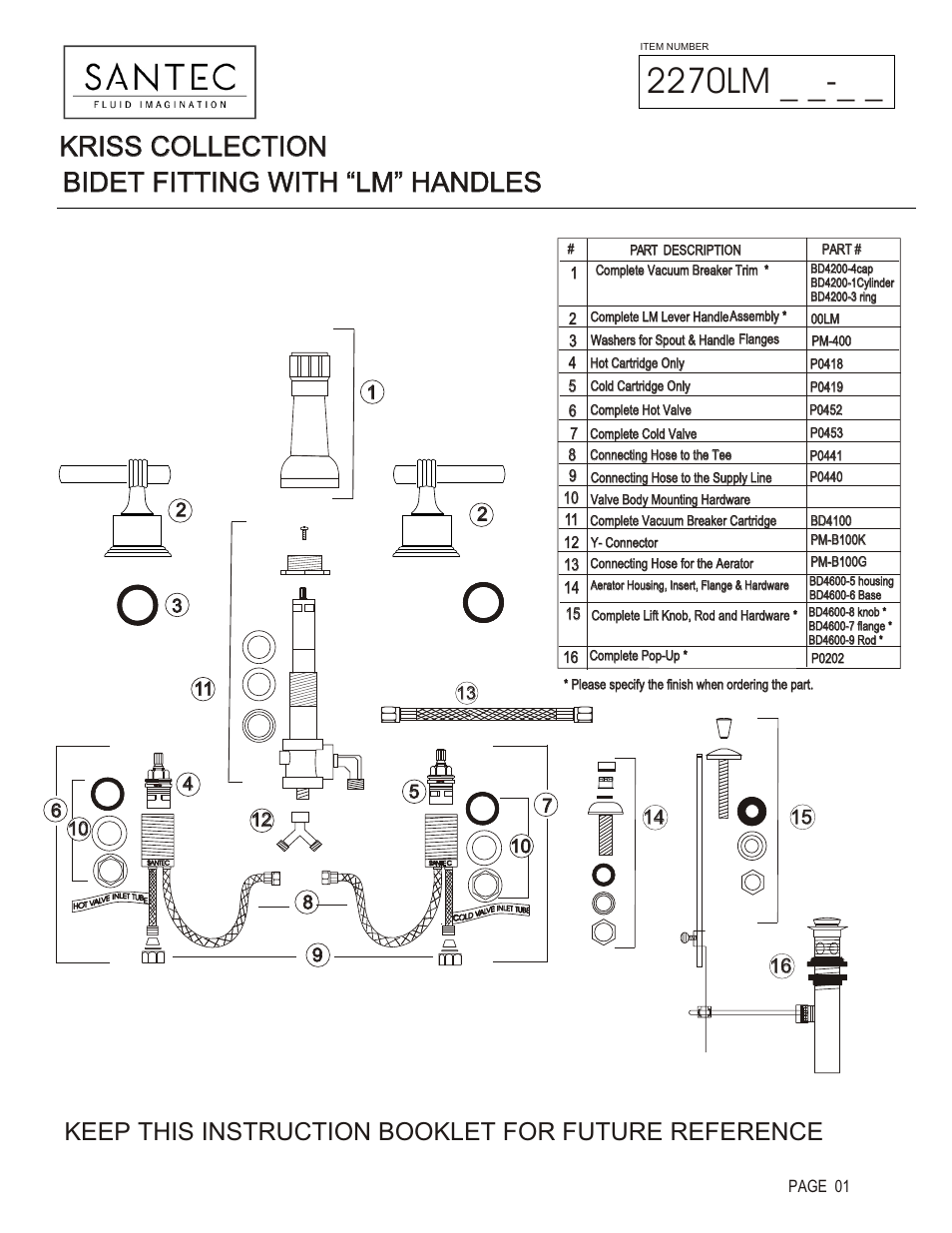 Santec 2270LM User Manual | 4 pages