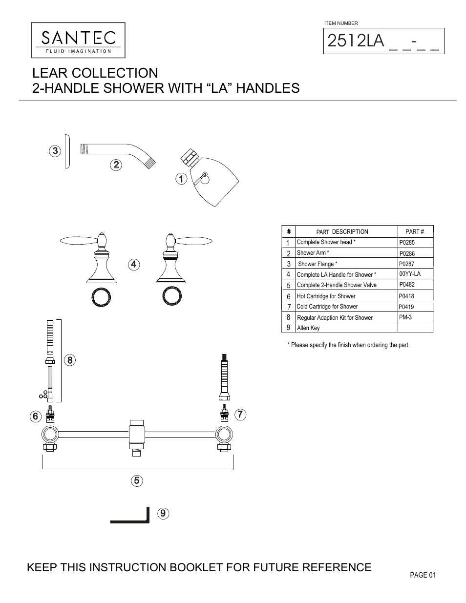 Santec 2512LA User Manual | 4 pages