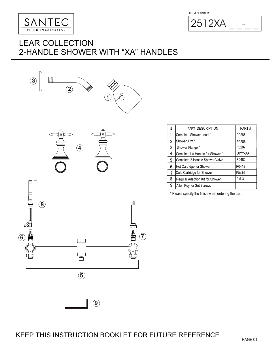 Santec 2512XA User Manual | 4 pages