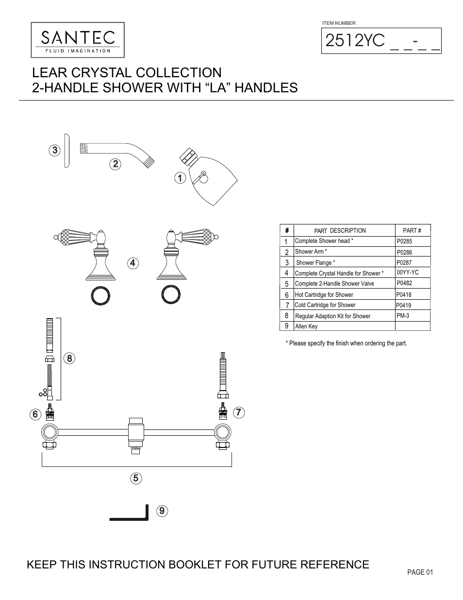 Santec 2512YC User Manual | 4 pages