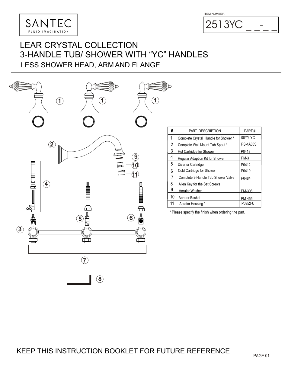 Santec 2513YC User Manual | 4 pages