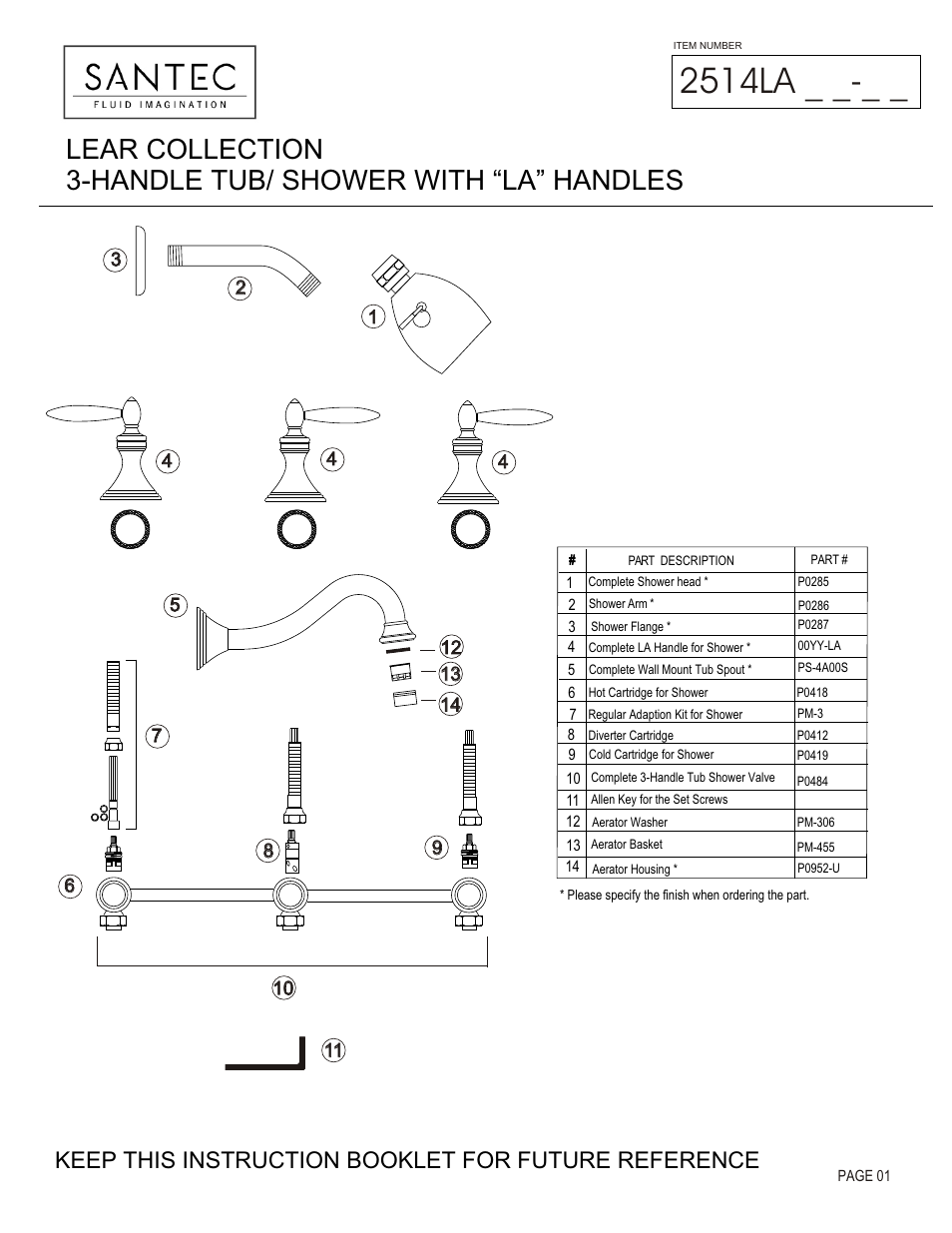 Santec 2514LA User Manual | 4 pages