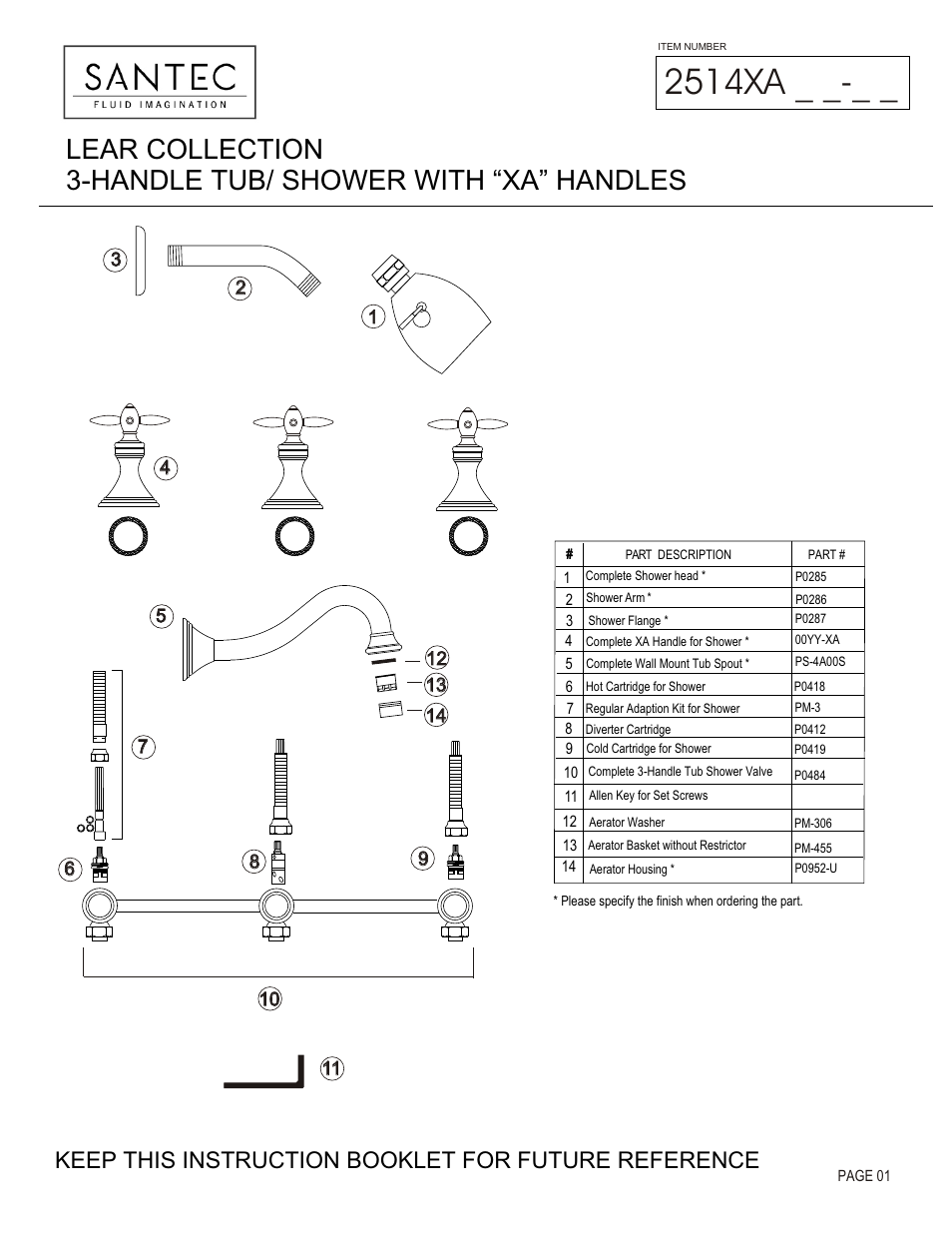 Santec 2514XA User Manual | 4 pages