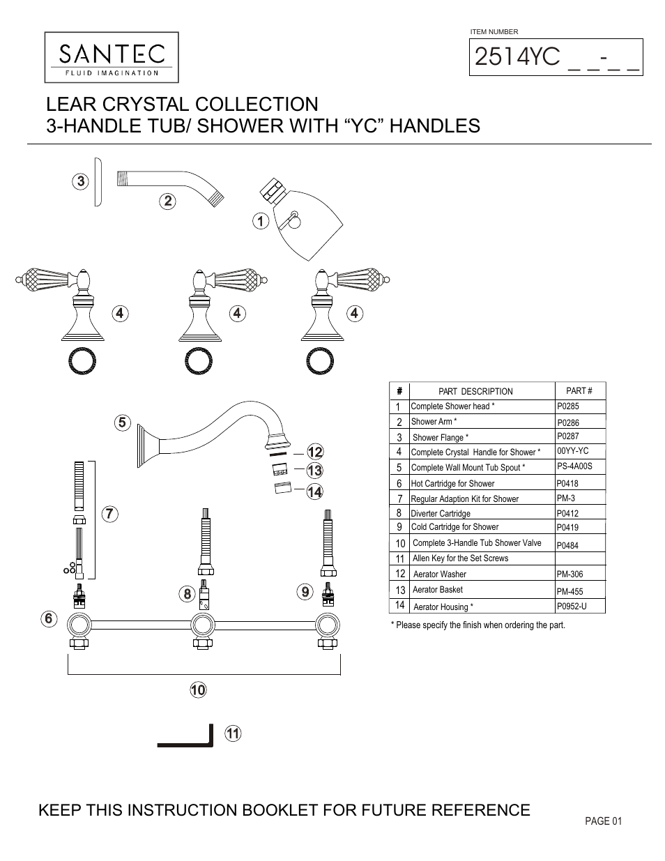 Santec 2514YC User Manual | 4 pages