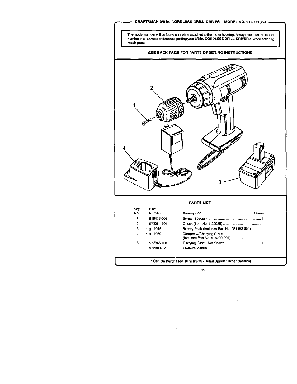 Craftsman 973.111330 User Manual | Page 15 / 16