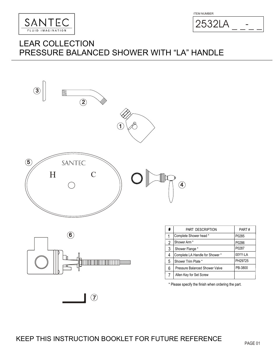 Santec 2532LA User Manual | 4 pages