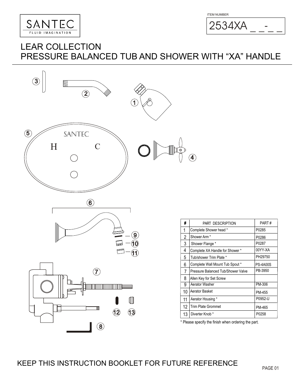 Santec 2534XA User Manual | 4 pages