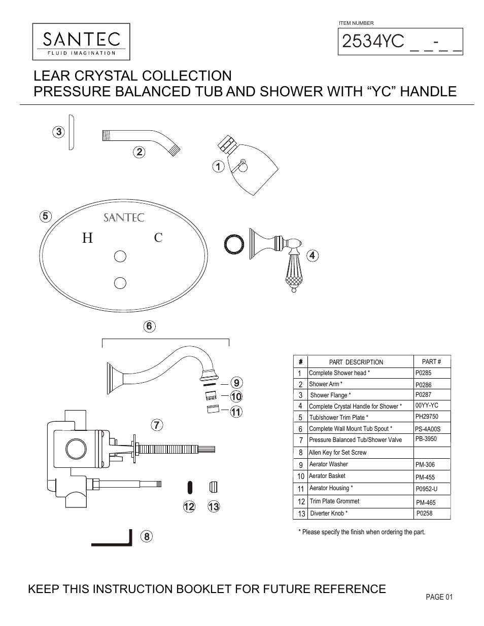 Santec 2534YC User Manual | 4 pages