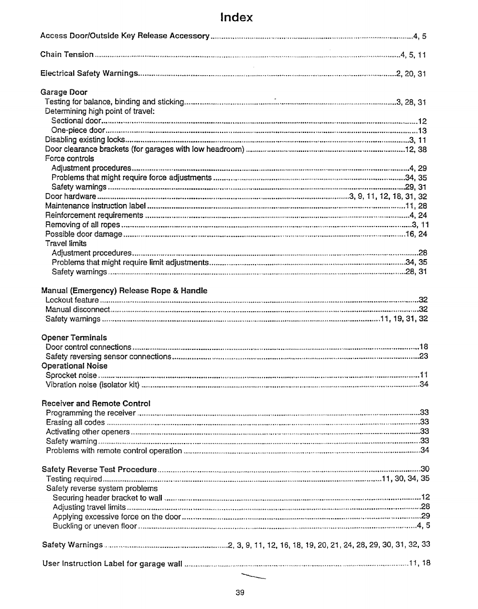 Nci0x | Craftsman 139.53675SRT User Manual | Page 39 / 40