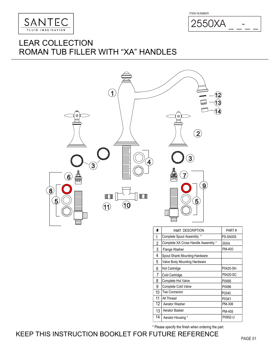 Santec 2550XA User Manual | 4 pages