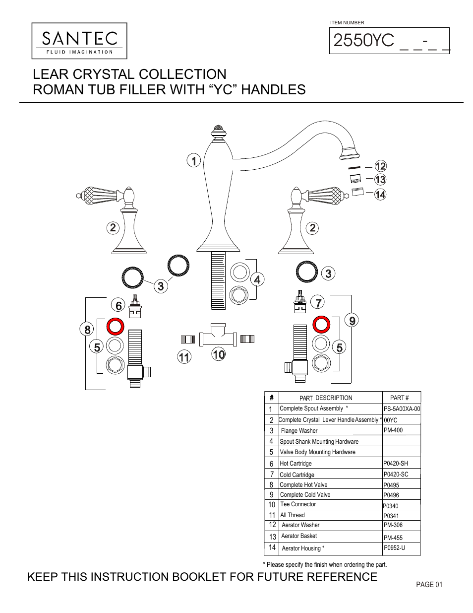 Santec 2550YC User Manual | 4 pages