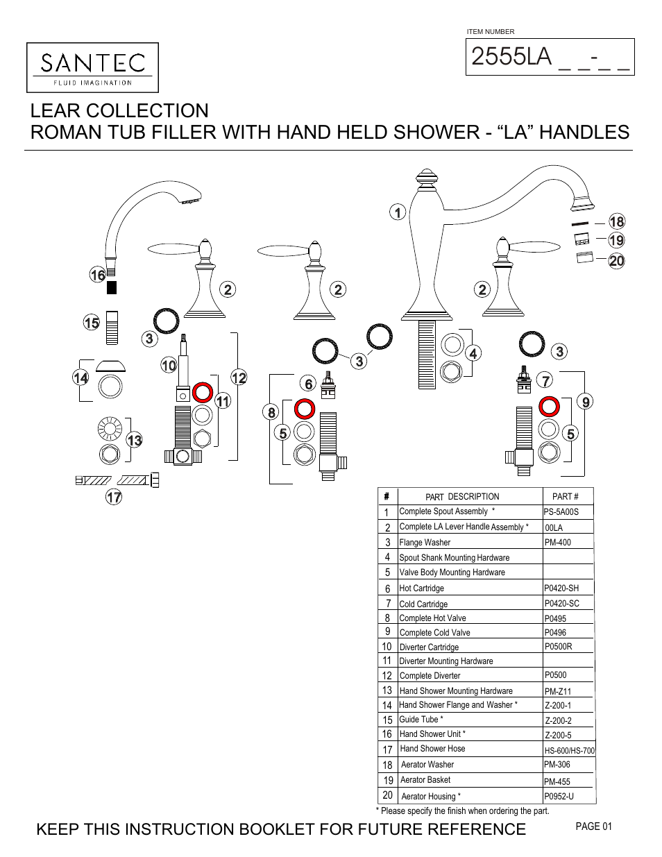 Santec 2555LA User Manual | 4 pages