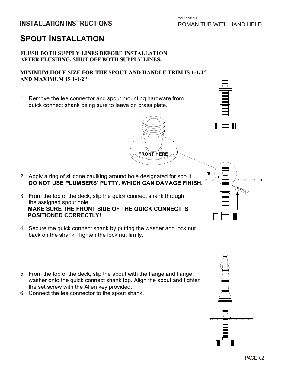 Pout, Nstallation, Installation instructions | Santec 2655EZ User Manual | Page 2 / 6