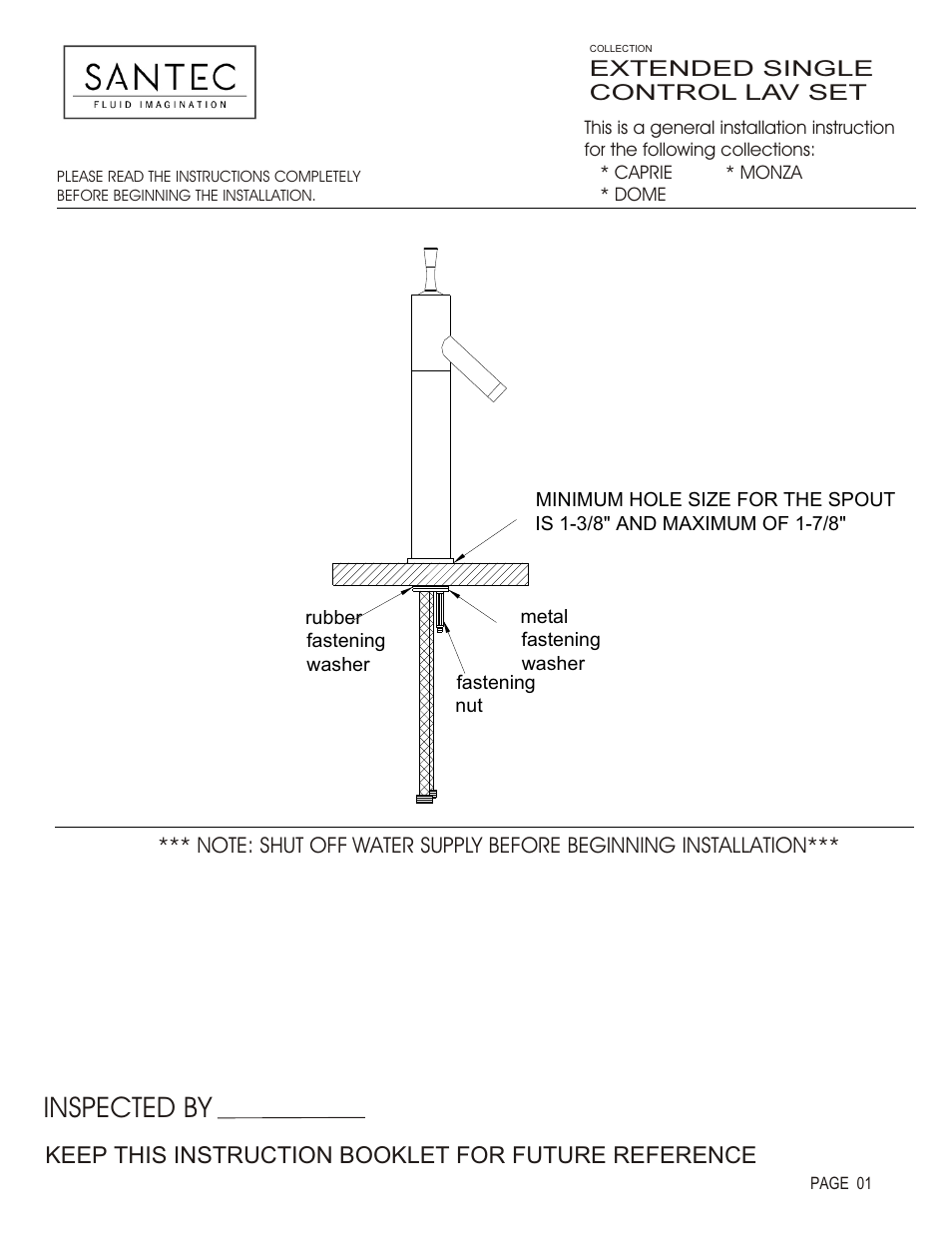 Santec 2681EK User Manual | 3 pages