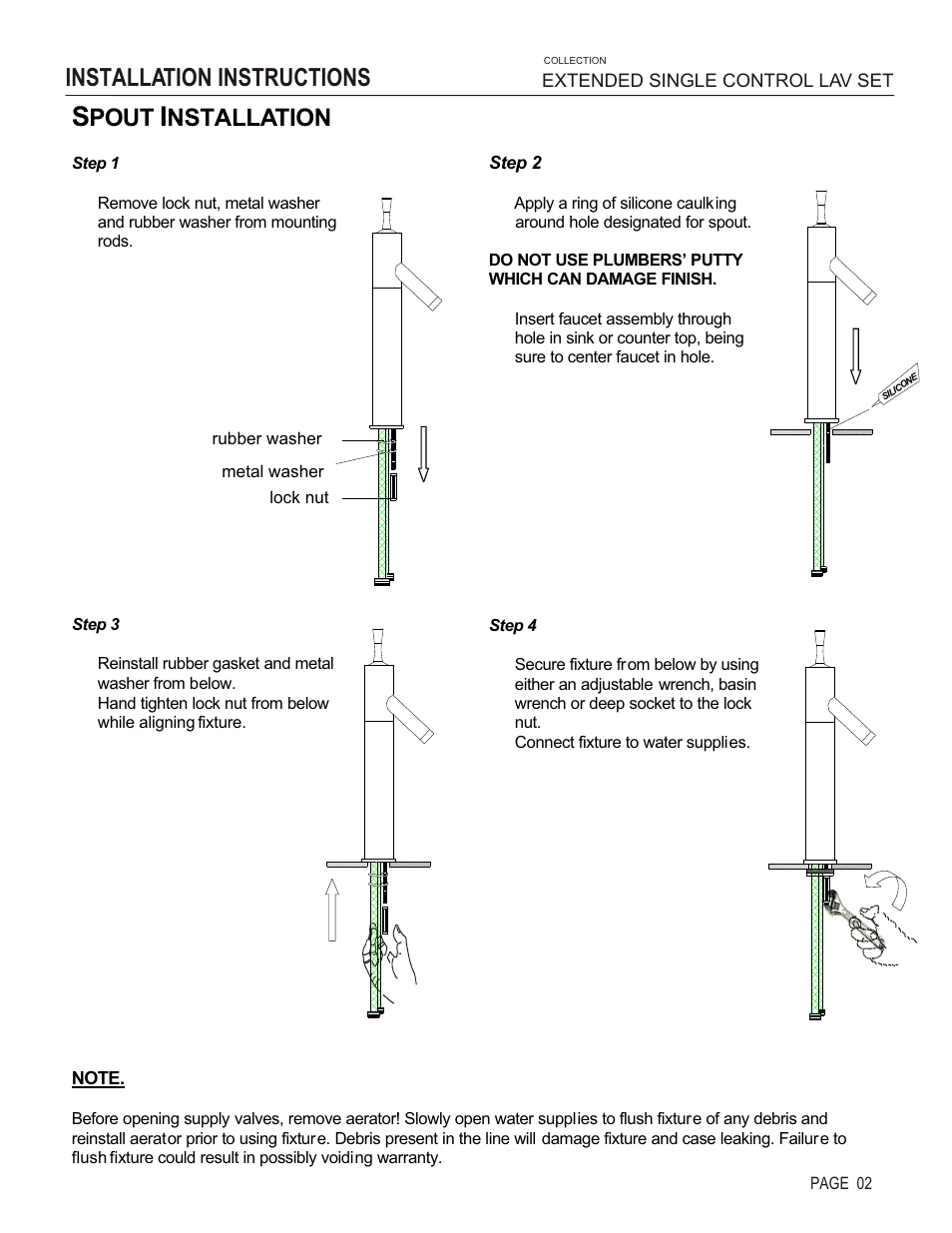 Installation instructions, Pout, Nstallation | Santec 2681EK User Manual | Page 2 / 3