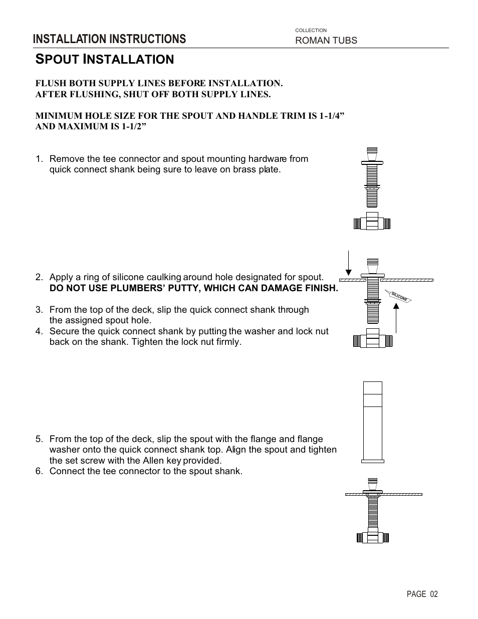 Installation instructions, Pout, Nstallation | Santec 2850MO User Manual | Page 2 / 5