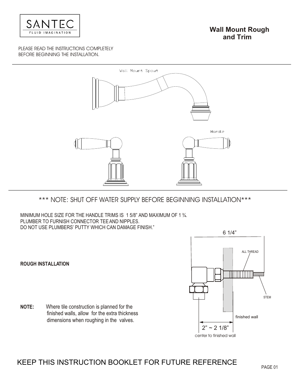 Santec 2929EY User Manual | 3 pages